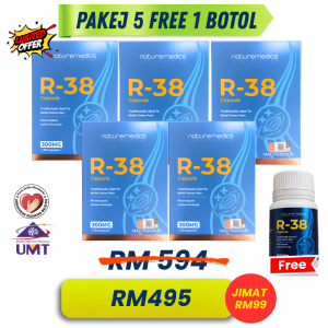 PAKEJ 5 FREE 1 R38